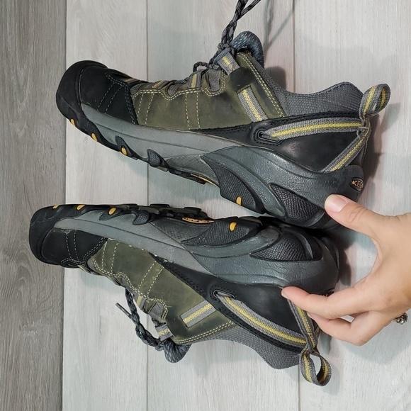 Keen Mens Outdoor Leather Steel Toe Workout sneakers shoes sz 11.5 - Picture 10 of 14